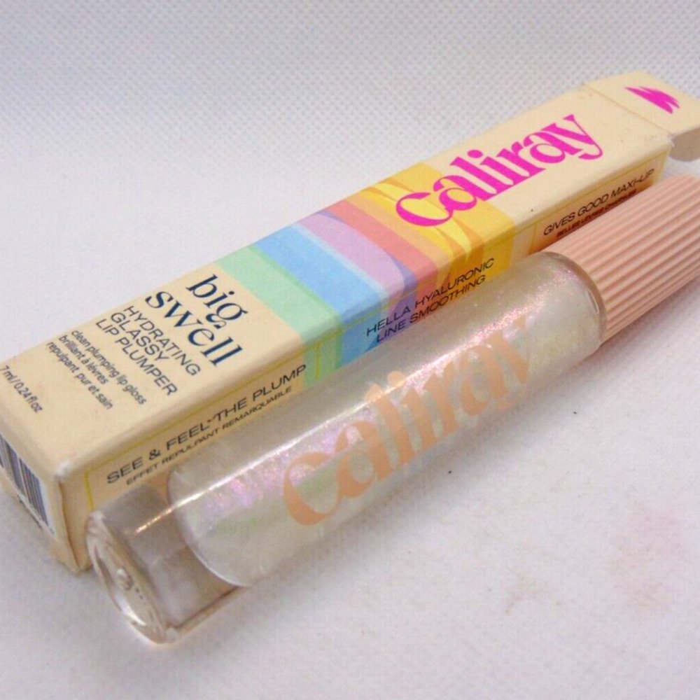 CALIRAY BIG SWELL Hydrating Glassy Lip Plumper 0.24oz/7ml NIB